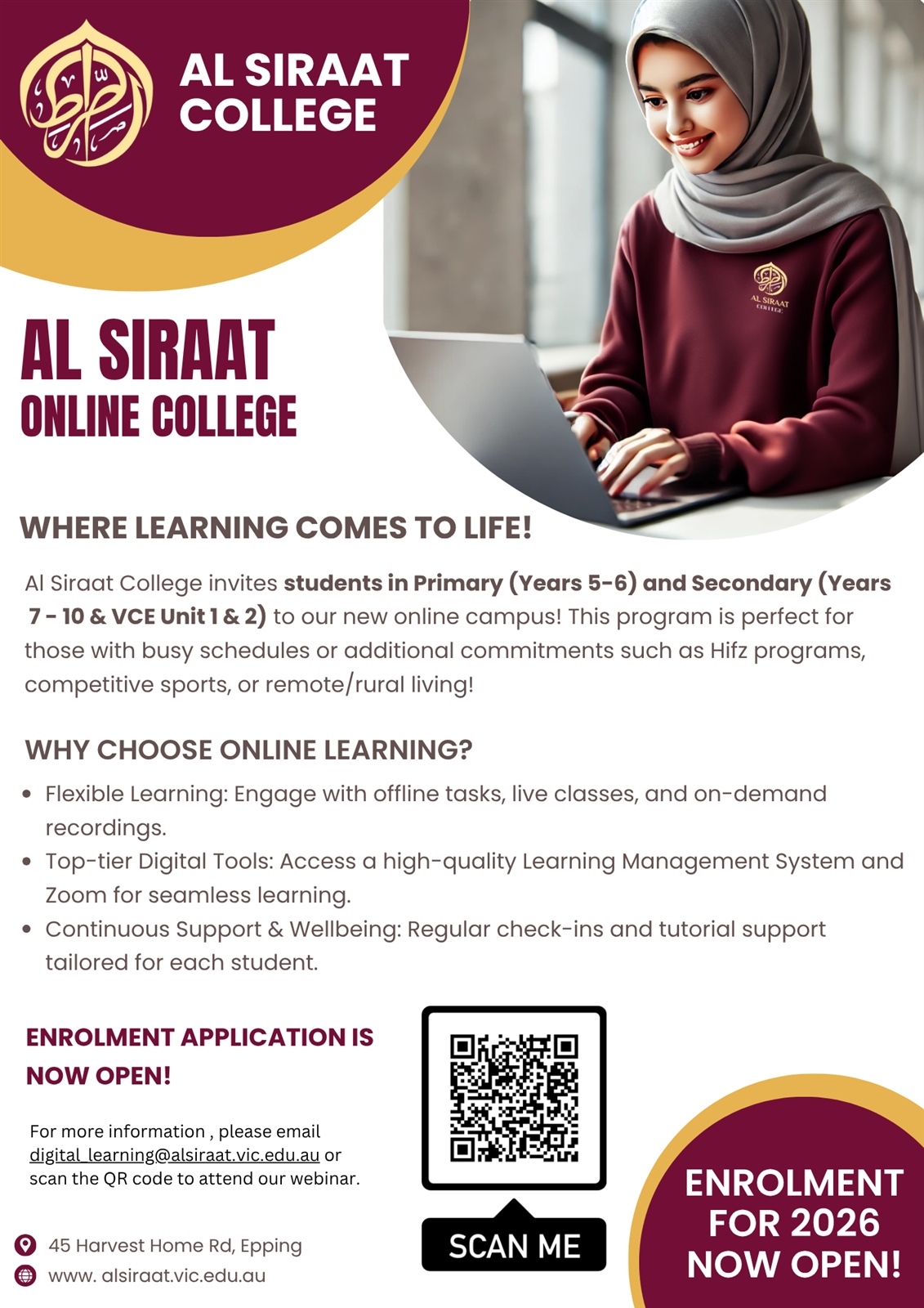 11 Sept: Parent Webinar – ASC Online College
