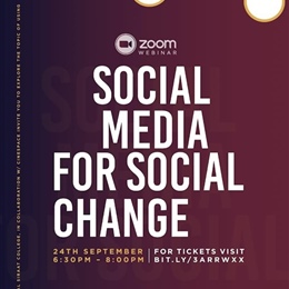 Social Media for Social Change Webinar with Recording Link
