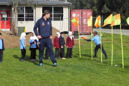 AFL Carlton Players Visit