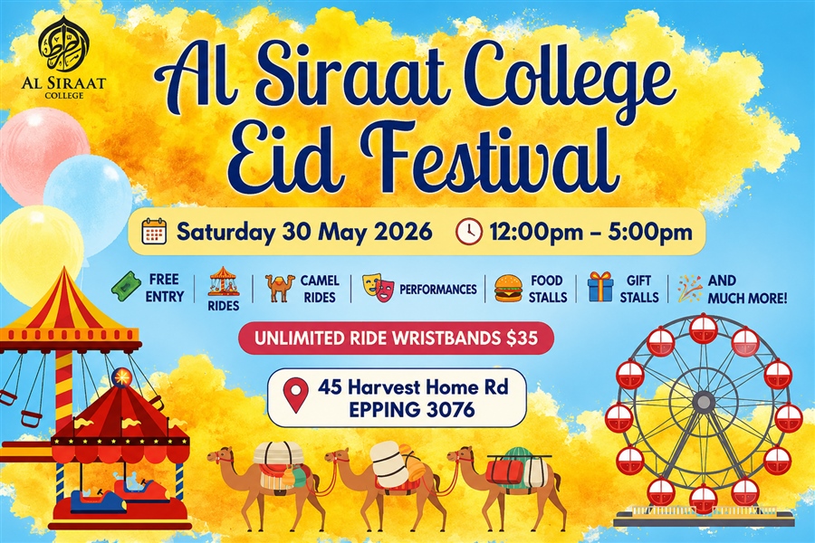 30 May: Al Siraat Eid Festival