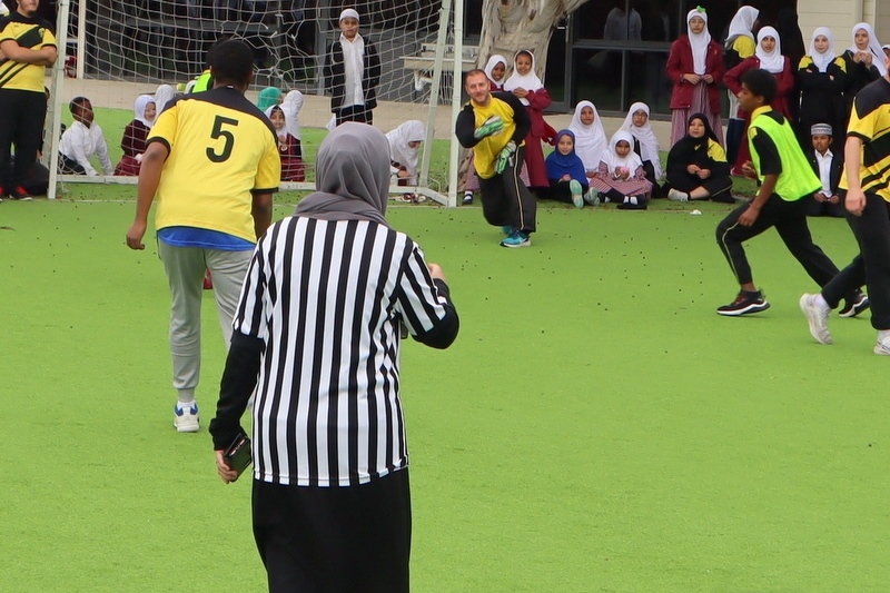 Soccer Match: Teachers vs. Year 6 Students