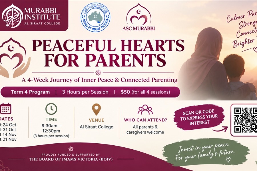 Peaceful Hearts for Parents Series – Term 4 EOI