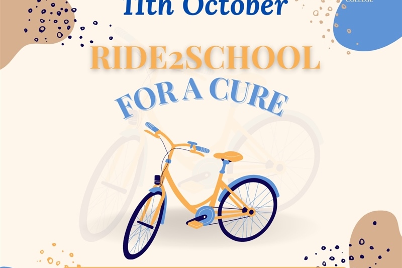 Tuesday, 11 Oct: Ride2School for a Cure