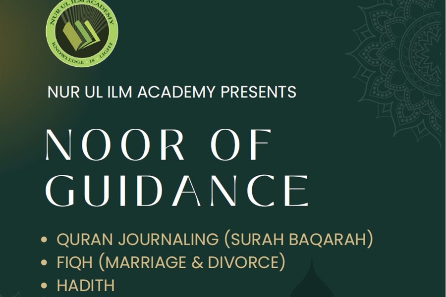 From 20 April: Noor of Guidance Program for Sisters