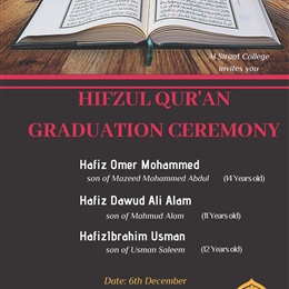 Hifzul Qur'an Graduation Ceremony