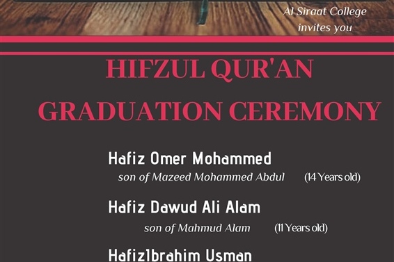 Hifzul Qur'an Graduation Ceremony