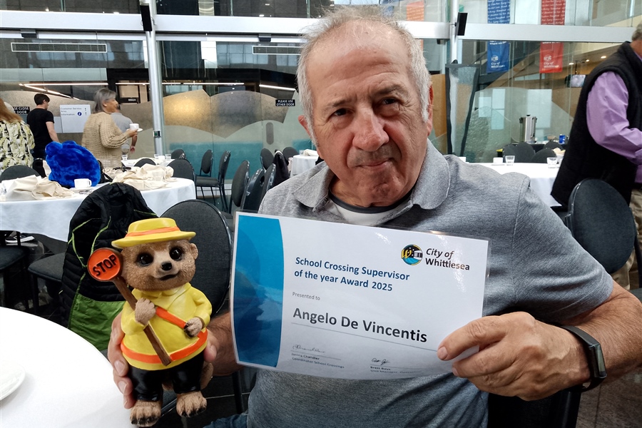 Celebrating Our Crossing Supervisor of the Year Angelo De Vincentis