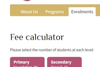 College Fee Calculator now available