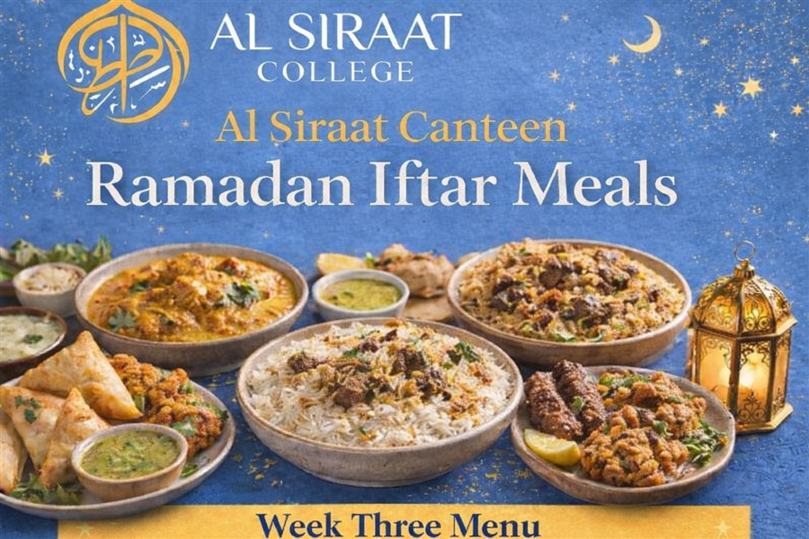 Order Your Ramadan Iftar from our Canteen: Week 3 Menu
