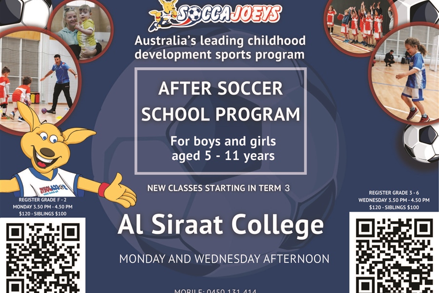 Soccajoeys Term 3 After-School Soccer Program