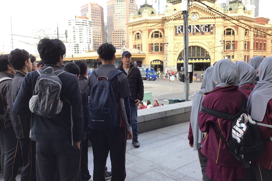 Year 7 and 8 LEAP Inquiry Students Explore Melbourne’s Multicultural History