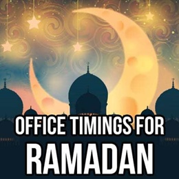 Office Hours in Ramadan