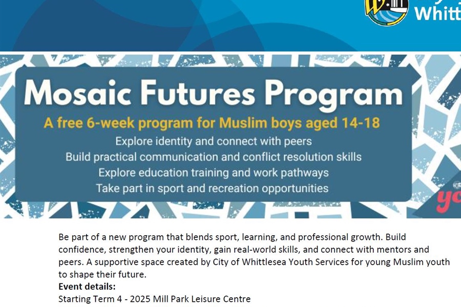Free Muslim Teen Boys: Mosaic Futures Program