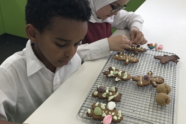 Gingerbread Men Baking