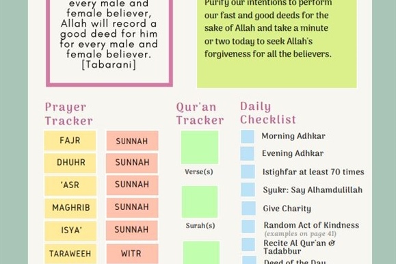 Ramadan Planner for Kids