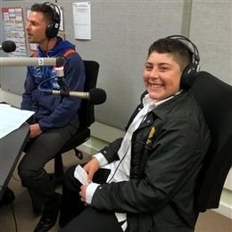 Students Interviewed on Live Radio