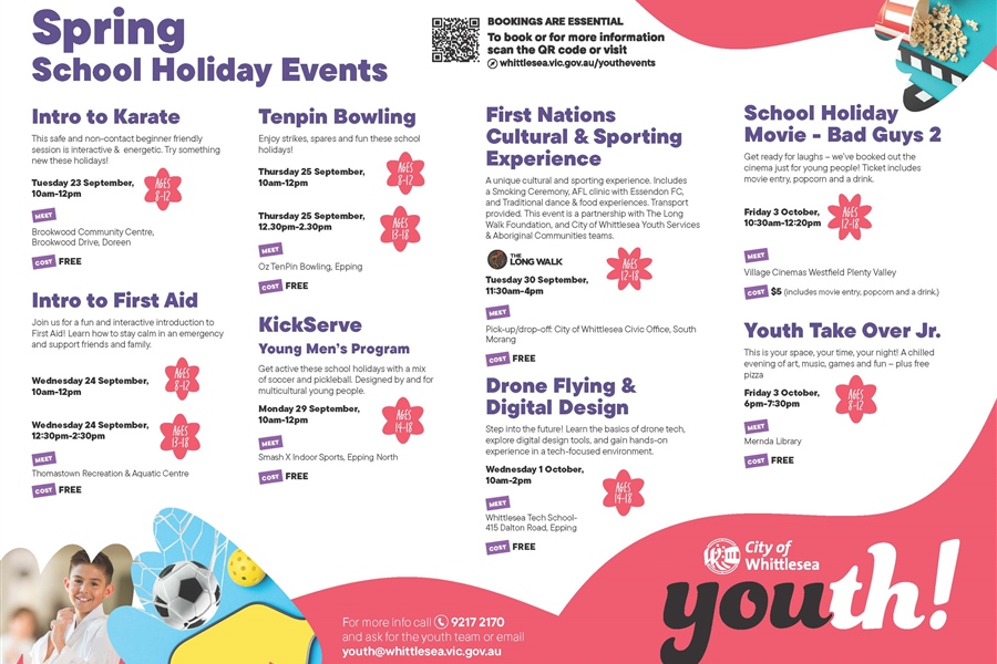 City of Whittlesea: Spring School Holiday Program