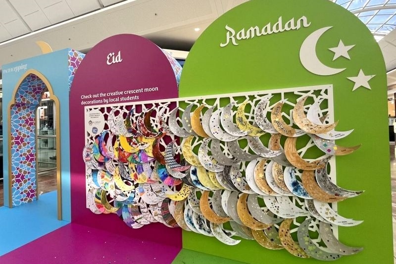 Students' Ramadan Artworks Display at Pacific Epping