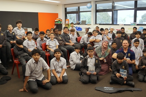 Little Anglers Kits Handed Out to Year 6 Boys