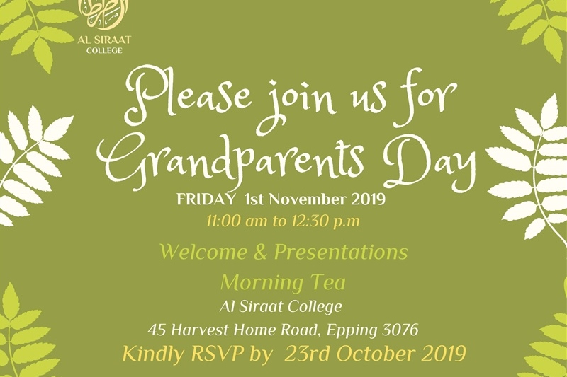 Grandparents Morning Tea