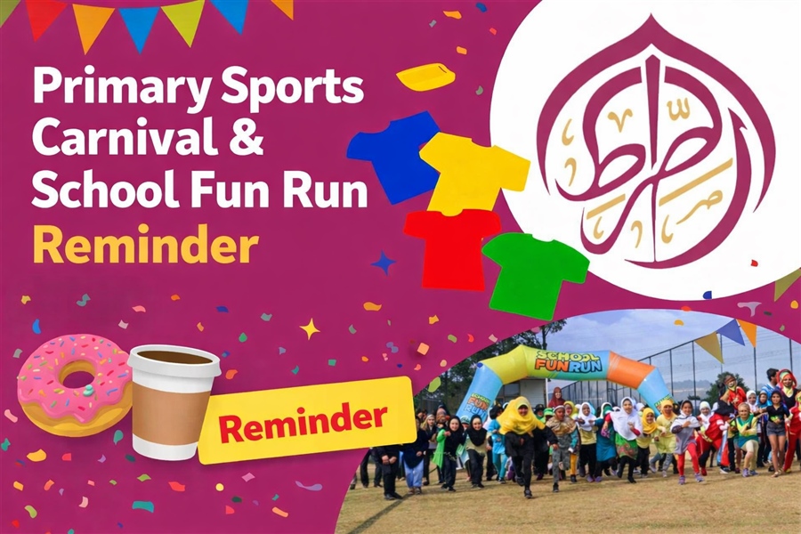24 April: Primary Sports Carnival & School Fun Run