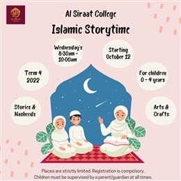 Islamic Storytime in Term 4