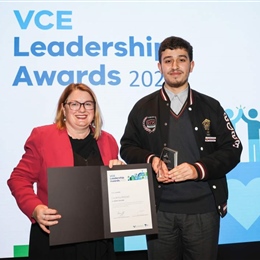 VCE Leadership Awards 2023 Finalist: Osama Akkad (College Captain)