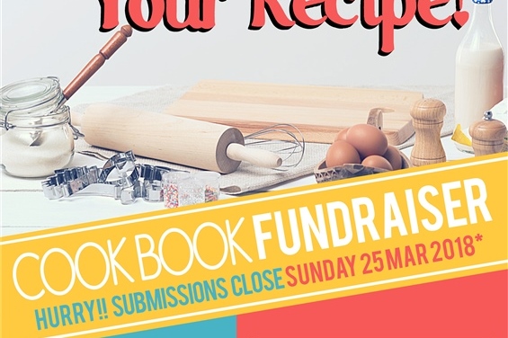 FINISHING THIS SUNDAY: Cook Book Fundraiser