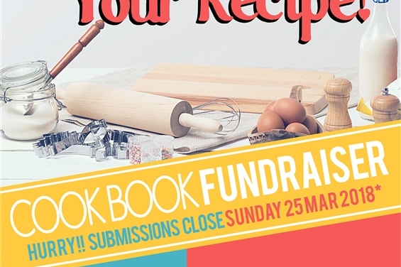 FINISHING THIS SUNDAY: Cook Book Fundraiser