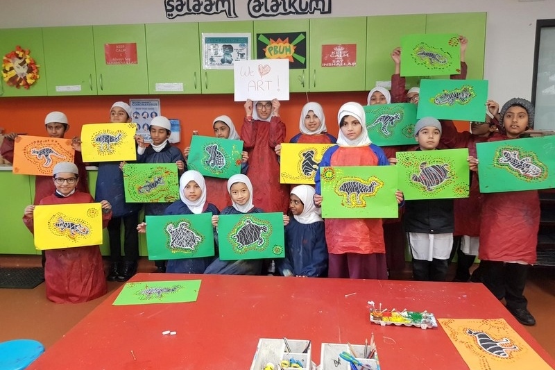 Reconciliation Week: Hifz students’ dot paintings