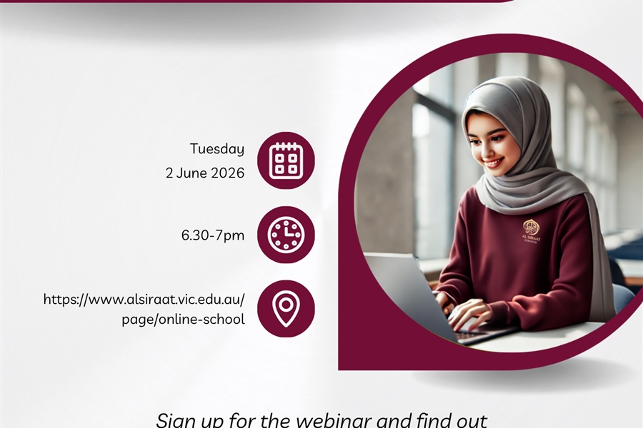 2 June: ASC Online School Parent Webinar