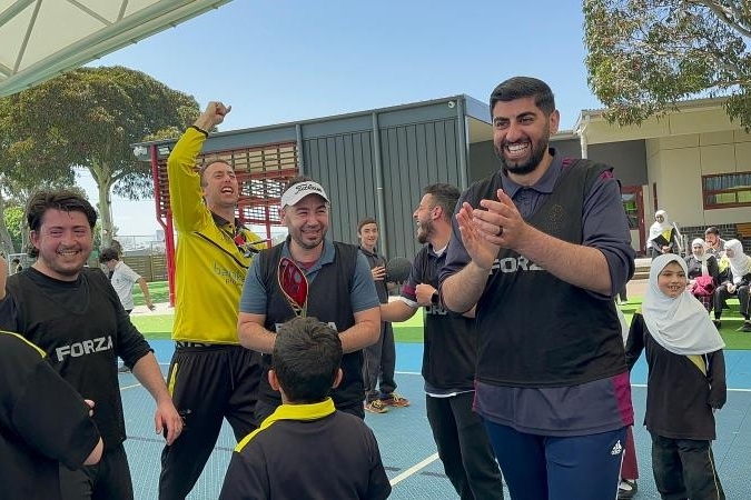 Year 12 Students vs Teachers FUTSAL Match