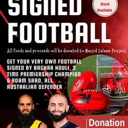 SOLD OUT – Collector’s Edition Football Masjid Fundraiser