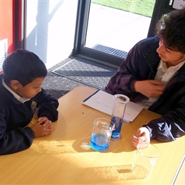 Year 11 Students Conducting a Psychology Experiment