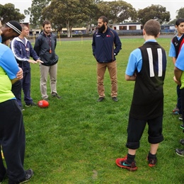 Special Footy Training with Bachar Houli