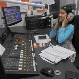 Junior School Student Live on Radio