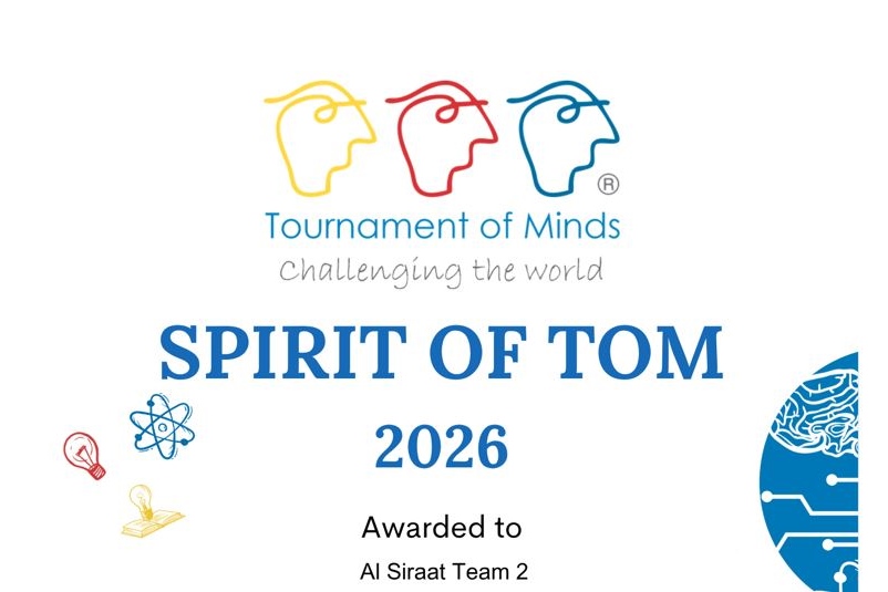 Spirit of Tournament of Minds Award