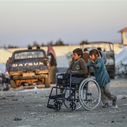 Wheelchairs Purchased for Disabled Syrian Orphans