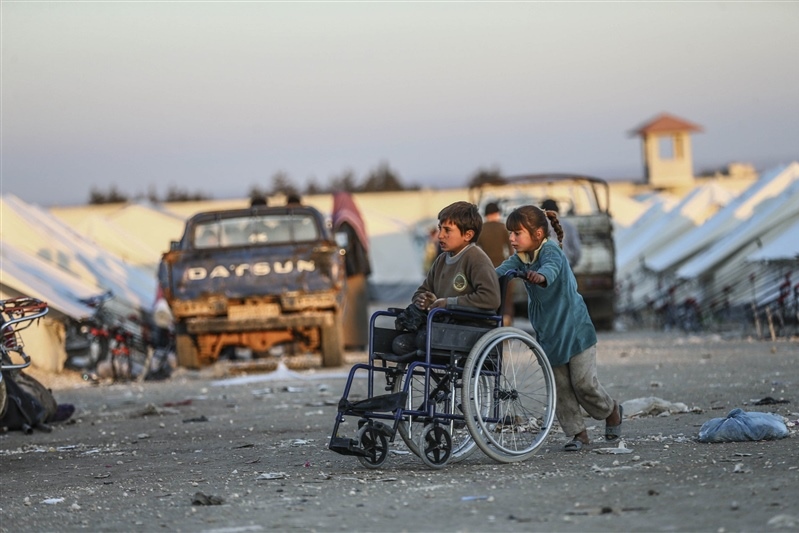 Wheelchairs Purchased for Disabled Syrian Orphans