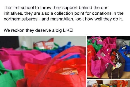 Message of Gratitude Received from the Halal Food Bank