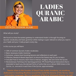 Ladies Quranic Arabic on ZOOM