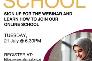 21 July: ASC Online School Parent Webinar
