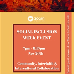 Social Inclusion Week Webinar