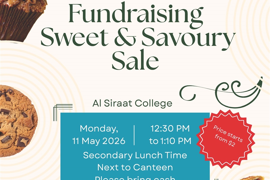 11 May: Secondary Bake Sale Fundraiser