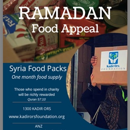 FINAL WEEK: Ramadan Food Appeal for Syria