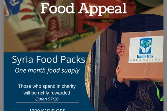 FINAL WEEK: Ramadan Food Appeal for Syria