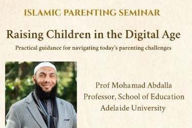 5 May: Islamic Parenting Seminar with Prof Abdalla