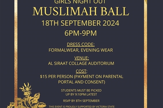 Muslimah Ball – Girls Night Out 2024 – SOLD OUT EVENT!