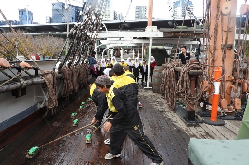 Year 2 Excursion: Polly Woodside – Historic Ship