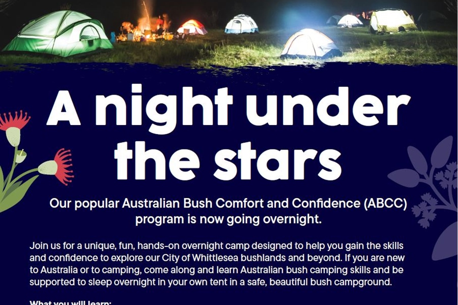 20 – 21 Sept: Learn Australian Bush Camping Skills